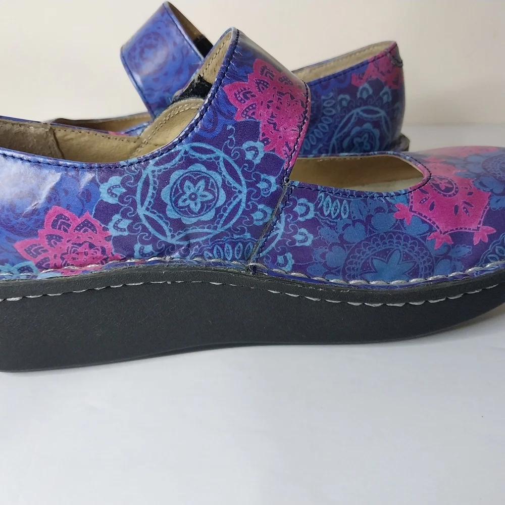 ALEGRIA Clogs Shoes Size 3 Girls Leather Upper